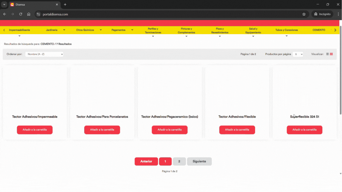 Paso 2: Seleccioná Materiales