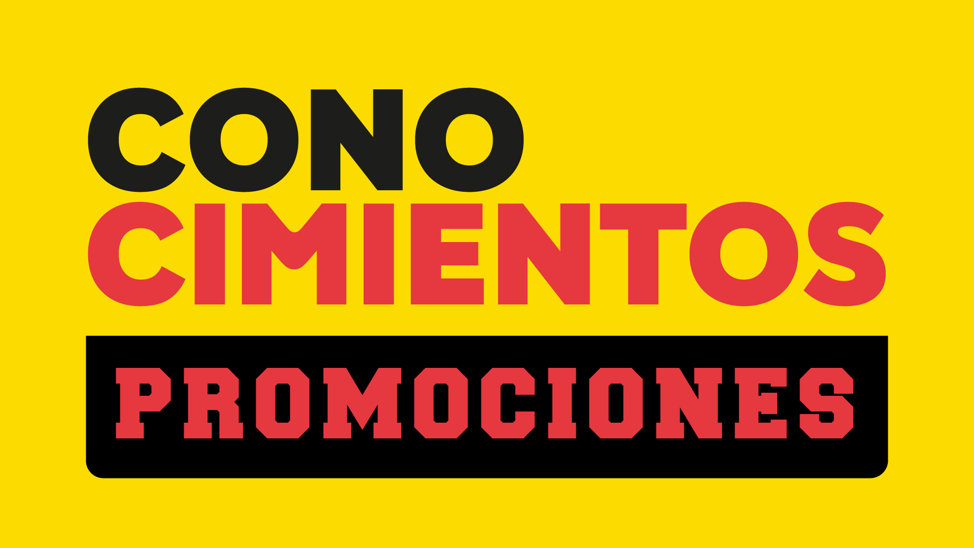 Conocimientos Promociones